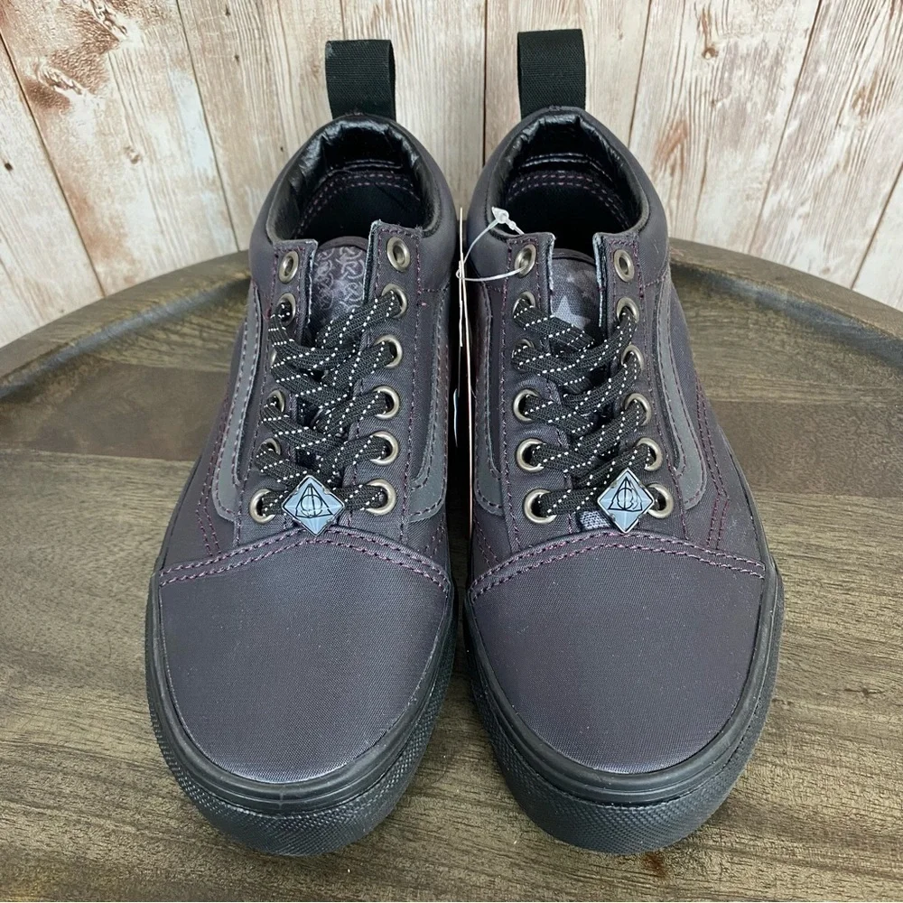 Vans Old Skool Elastic Harry Potter Deathly Hallows Sneaker‎ Size 10.5 Kids